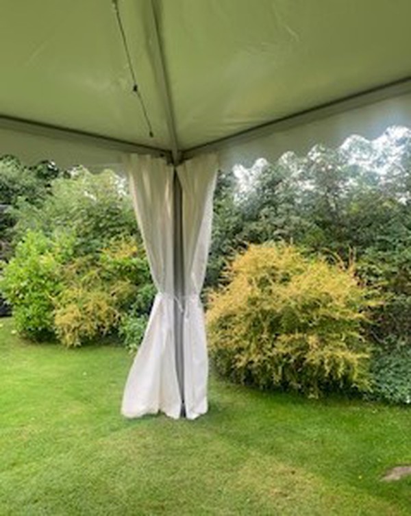 Used White Pagoda Marquee 6m x 6m For Sale
