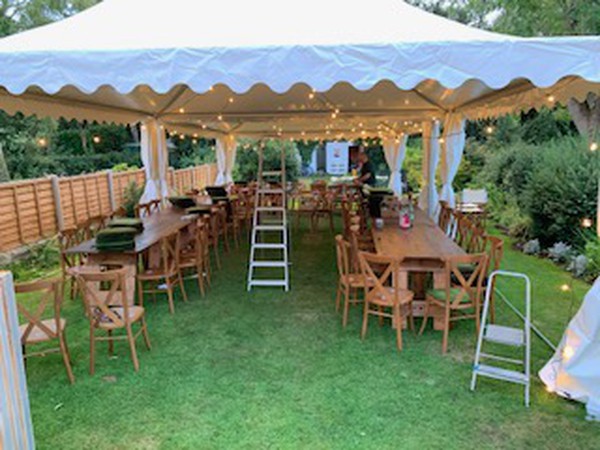 White Pagoda Marquee 6m x 6m For Sale