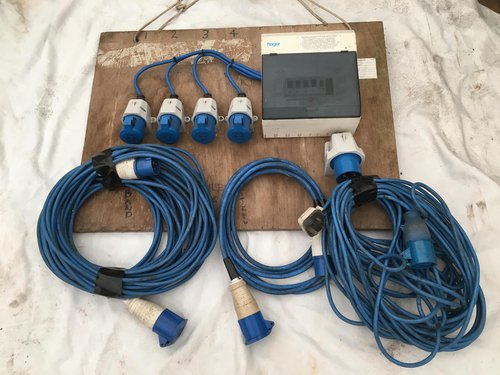 Electricity board and 45m cable Electricity board and 45m cable