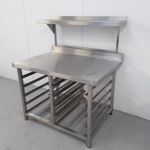 Bakery Table with Racking