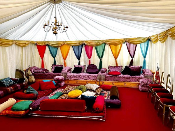 Moroccan themed marquee