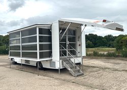 8m Double Podded Mobile Exhibition Trailer