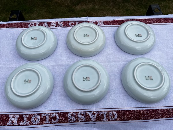 Secondhand Used White Ceramic Dish Plates