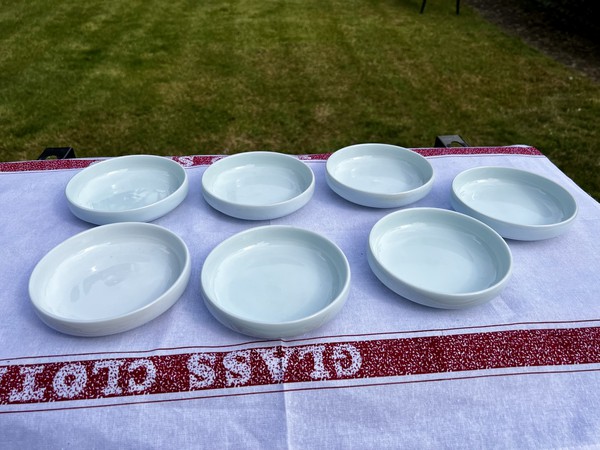 Secondhand Used White Ceramic Dish Plates For Sale