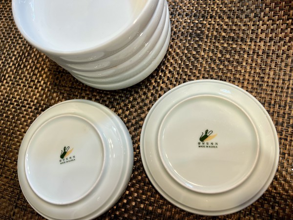 White Ceramic Dish Plates