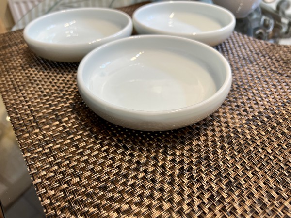White Ceramic Dish Plates For Sale
