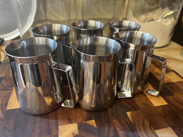 Secondhand Used Contacto 18/10 Stainless Steel Milk Jug For Sale