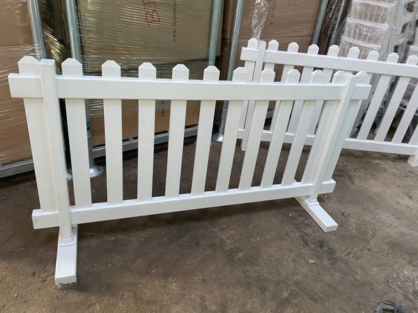 Plastic White Picket Fence for sale