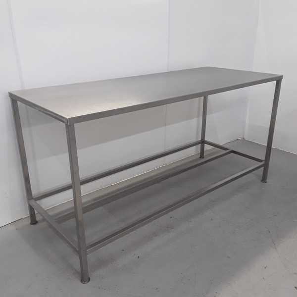 Stainless Steel  kitchen Table 1.8m x 0.75m