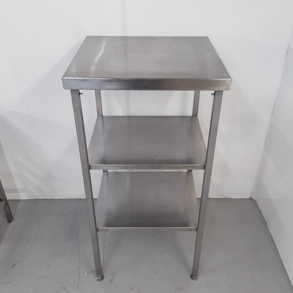Used 3 Tier Stainless Shelves Rack