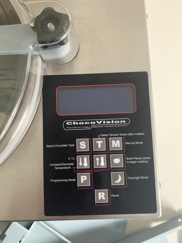 ChocoVision Tempering machine