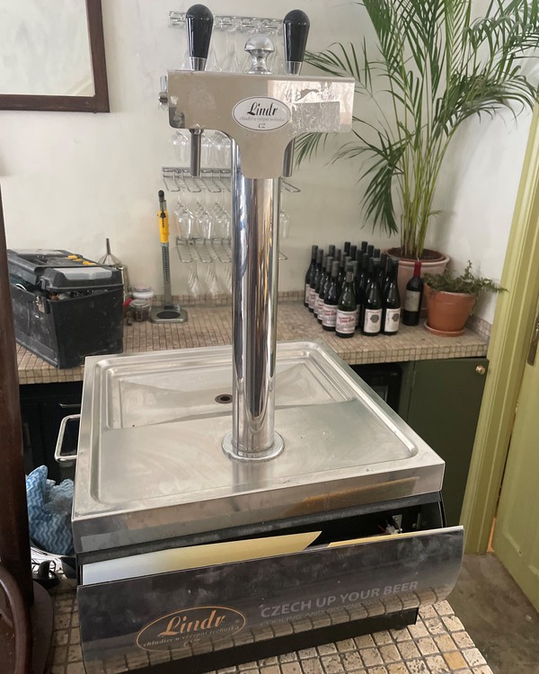 Secondhand Used Lindr 55/K Profi Tower Twin Tap Draught Dispenser