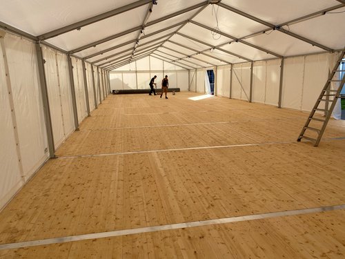 Secondhand 9m x 15m Hoecker Sub Based Floor For Sale Secondhand 9m x 15m Hoecker Sub Based Floor For Sale