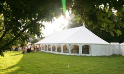 Secondhand 40ft x 80ft Oval Traditional Marquee For Sale
