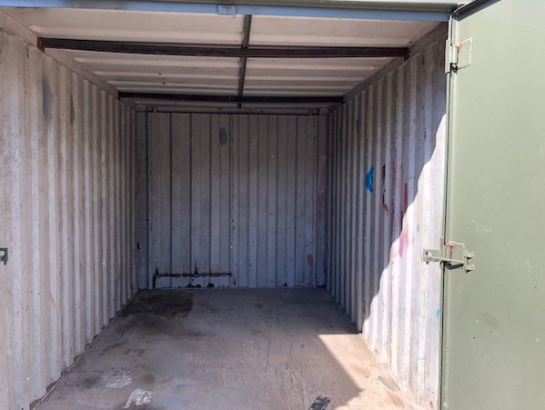 Used 12’ Jackleg Storage Container For Sale