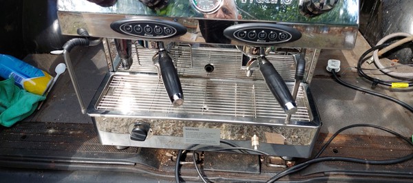 Used Espresso Coffee Machine Fracino Contempo 2 Group Dual Fuel LPG