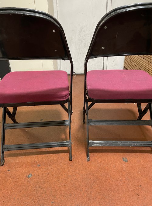 Secondhand Chairs and Tables Folding Chairs