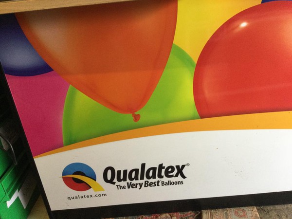 Balloon shop stock of Qualatex balloons