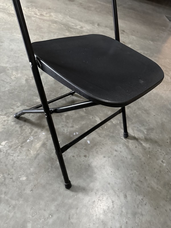 Selling Black Samsonite Folding Chairs