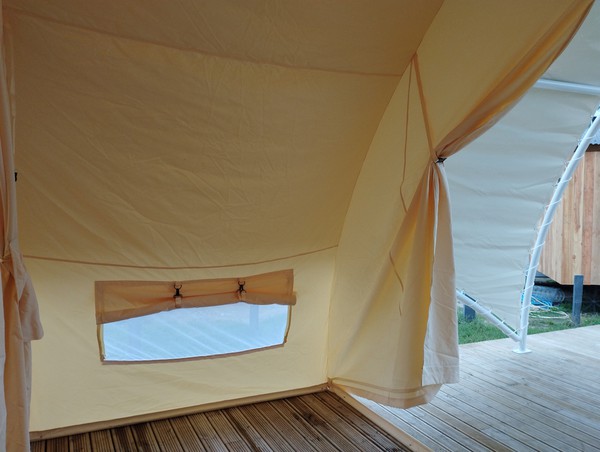 3-room Glamping Sail Tent 4.5x4.5m