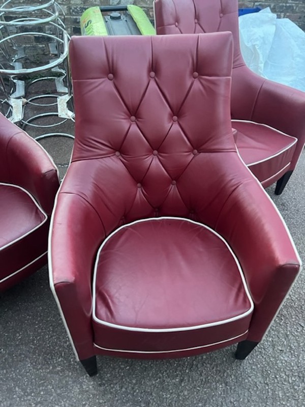 Red Morgan chairs