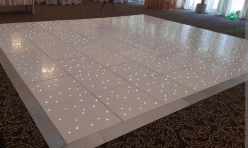 Secondhand Starlok LED Dance Floor in White For Sale Secondhand Starlok LED Dance Floor in White For Sale