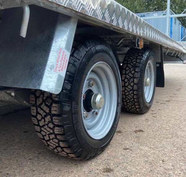 New tyres - flat bed trailer
