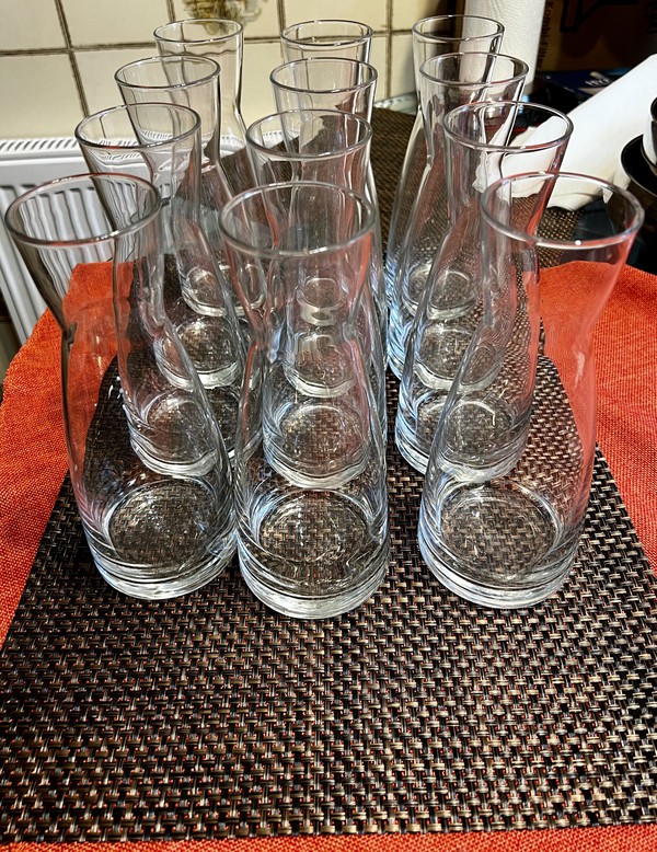 Secondhand Bormioli Rocco Ypsilon Jugs 0.5ltr / 1ltr [Set of 24] [Very Good Used Condition] For Sale