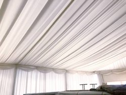 Ivory pleated lining