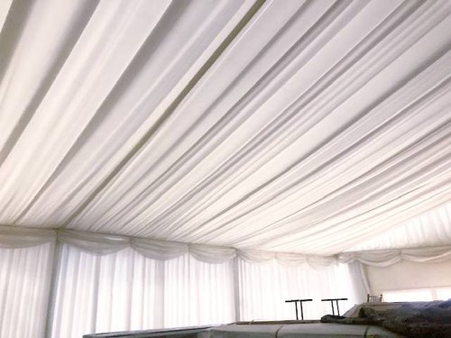 Ivory pleated lining Ivory pleated lining