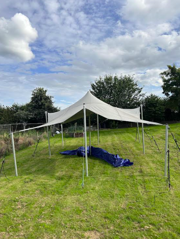 Secondhand Stretch Tent 8m x 6m For Sale