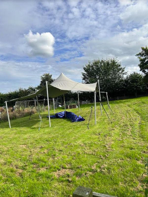 Used Stretch Tent 8m x 6m For Sale