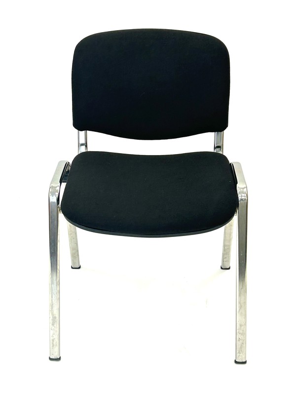 Secondhand Used Ex Hire Black Conference Chairs