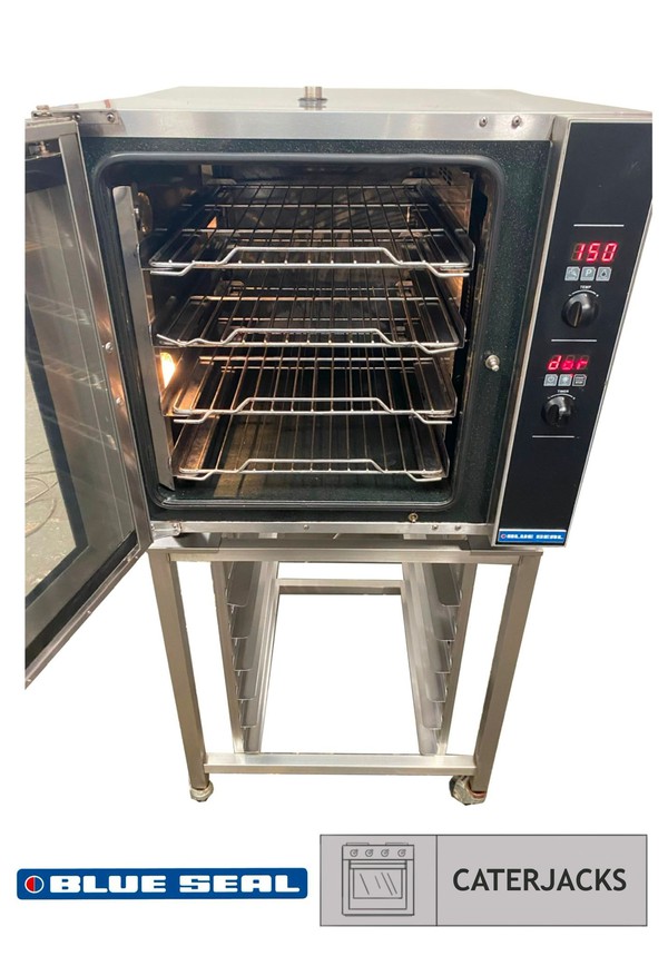Blue Seal Turbofan Convection Oven on a stand