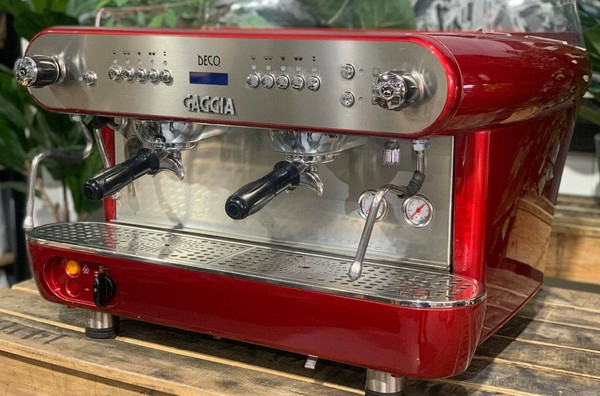 Gaggia Deco 2 Group Automatic Espresso Machine and Matching Grinder For Sale