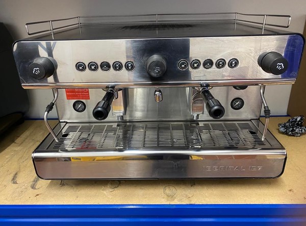 Secondhand Iberital IB7 2 Group Automatic Espresso Machine For Sale