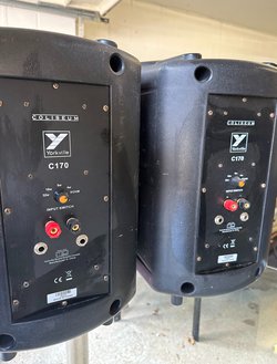 Secondhand Yorkville Sound Coliseum Mini Series - C170 speakers (1 x pair only) For Sale