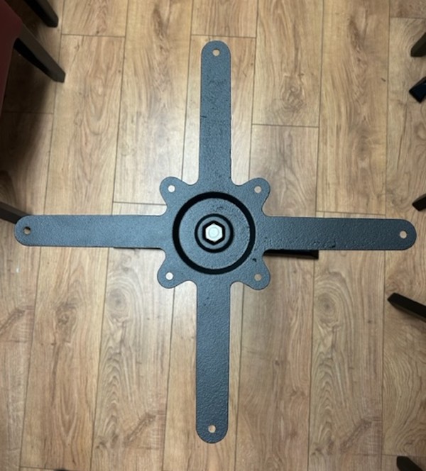 Black Cast Iron Table Bases for sale