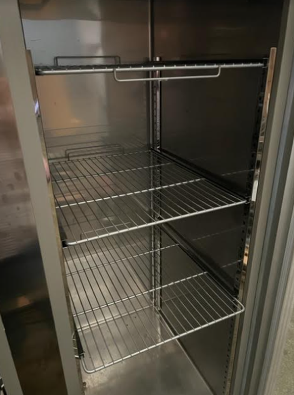 Double Glass Door Stainless Fridge Electrolux For Sale