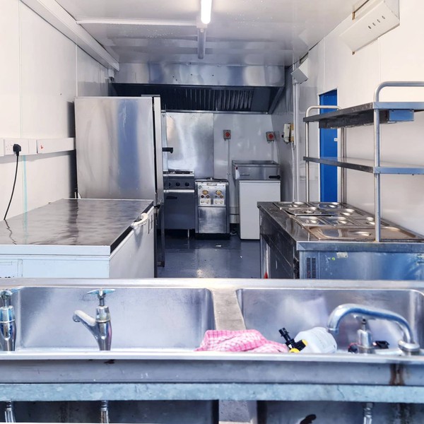 Secondhand Portable Buildings Mobile Kitchen Units 20ft X 8ft 