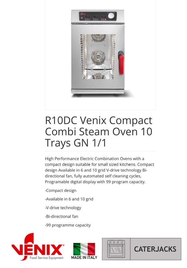 R10DC combi steam oven 1/1 GN