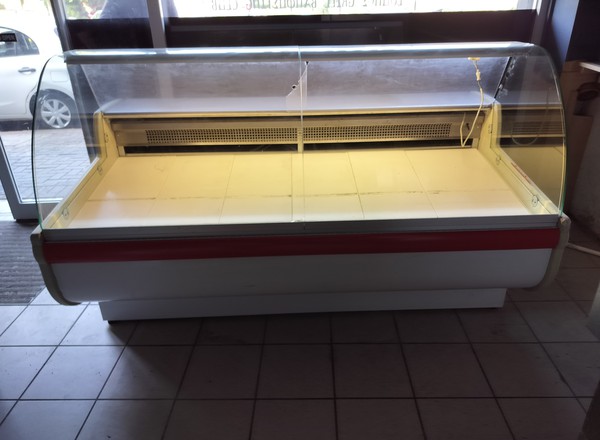 Secondhand Used Food / Deli Serve Over Counter Display Fridge 2m For Sale