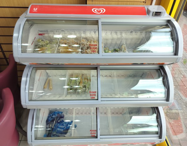 Secondhand Wall's Ice Cream Display Freezer 3 Tier For Sale