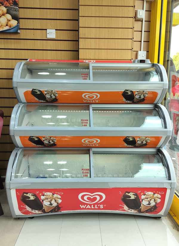 Used Wall's Ice Cream Display Freezer 3 Tier For Sale