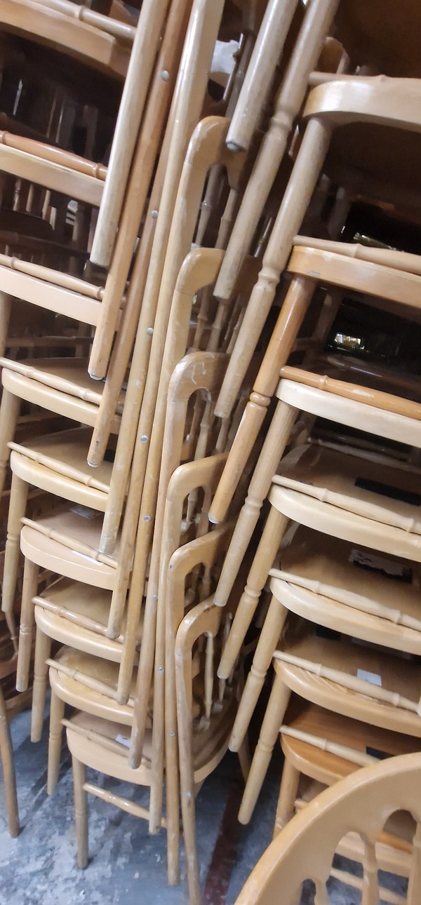 Used Natural wood Cheltenham Chairs