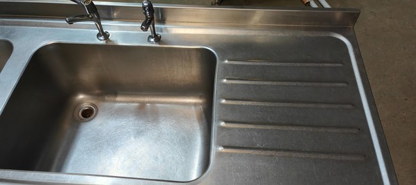 Corsair Hotlock Double Stainless Steel Sink For Sale