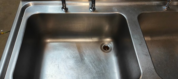 Used Corsair Hotlock Double Stainless Steel Sink For Sale