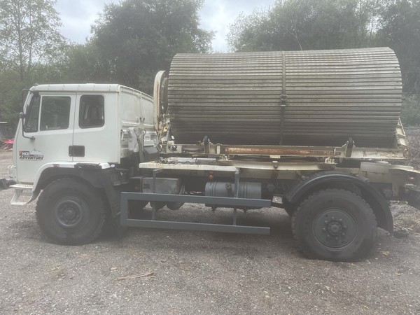 DAF Army lorry 4x4 temporary aluminium roadway