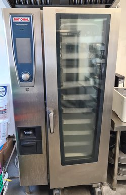 Secondhand Rational SCC201 20 Grid Combi Oven For Sale