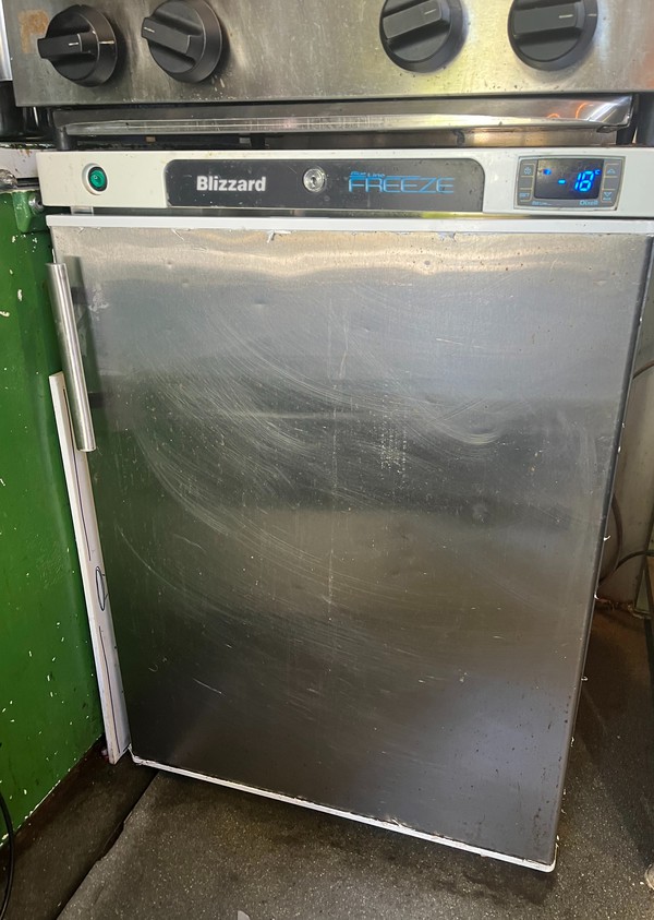 Secondhand Used Undercounter Blizzard Freezer For Sale